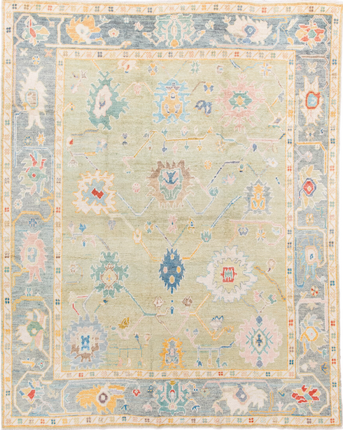 Vintage Oushak Area Rug (8' x 10')